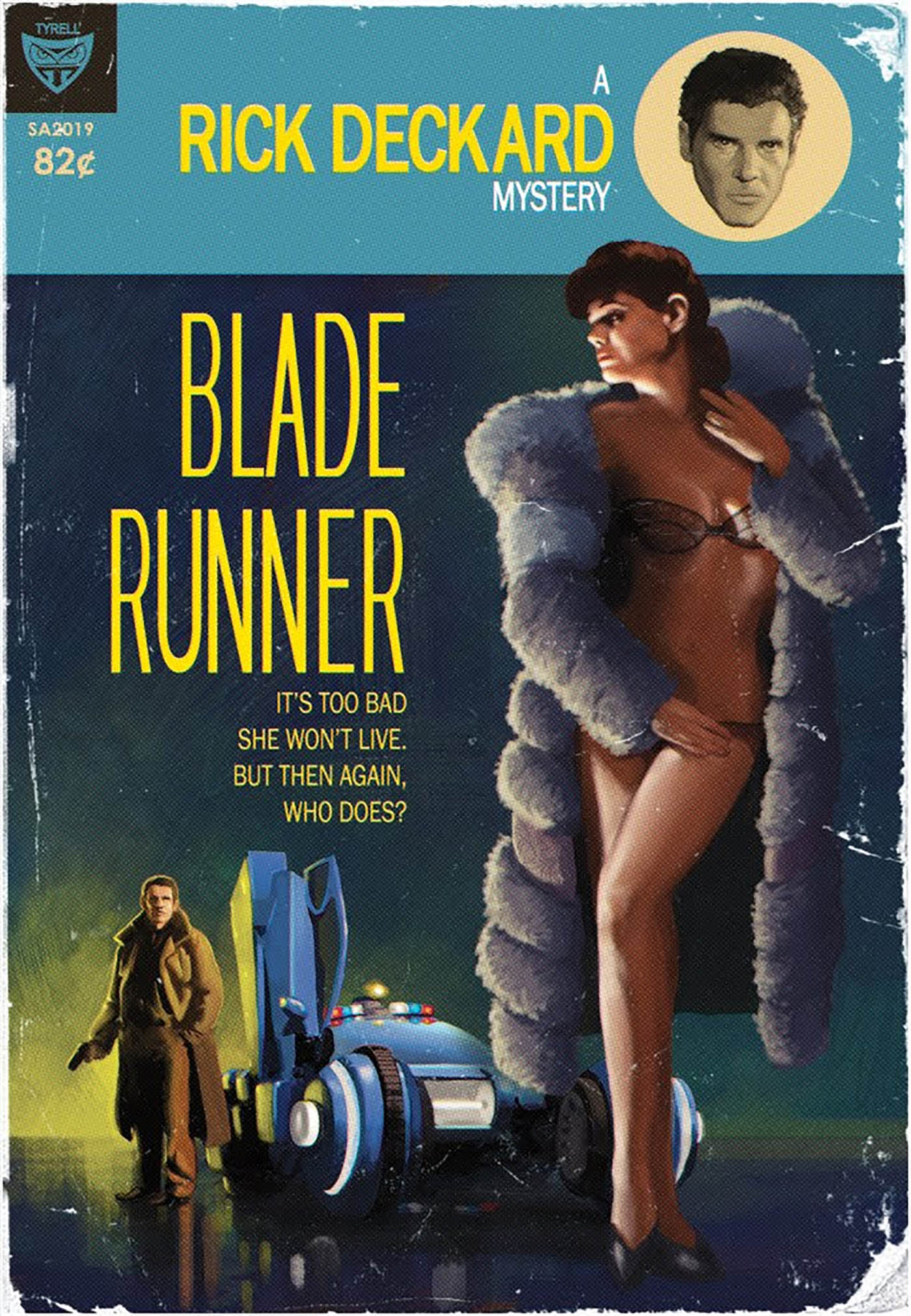 Blade Runner illustration in novel form by the talented artist. 